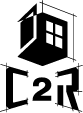 Logo C2R, fabricant de volets battants sur mesure
