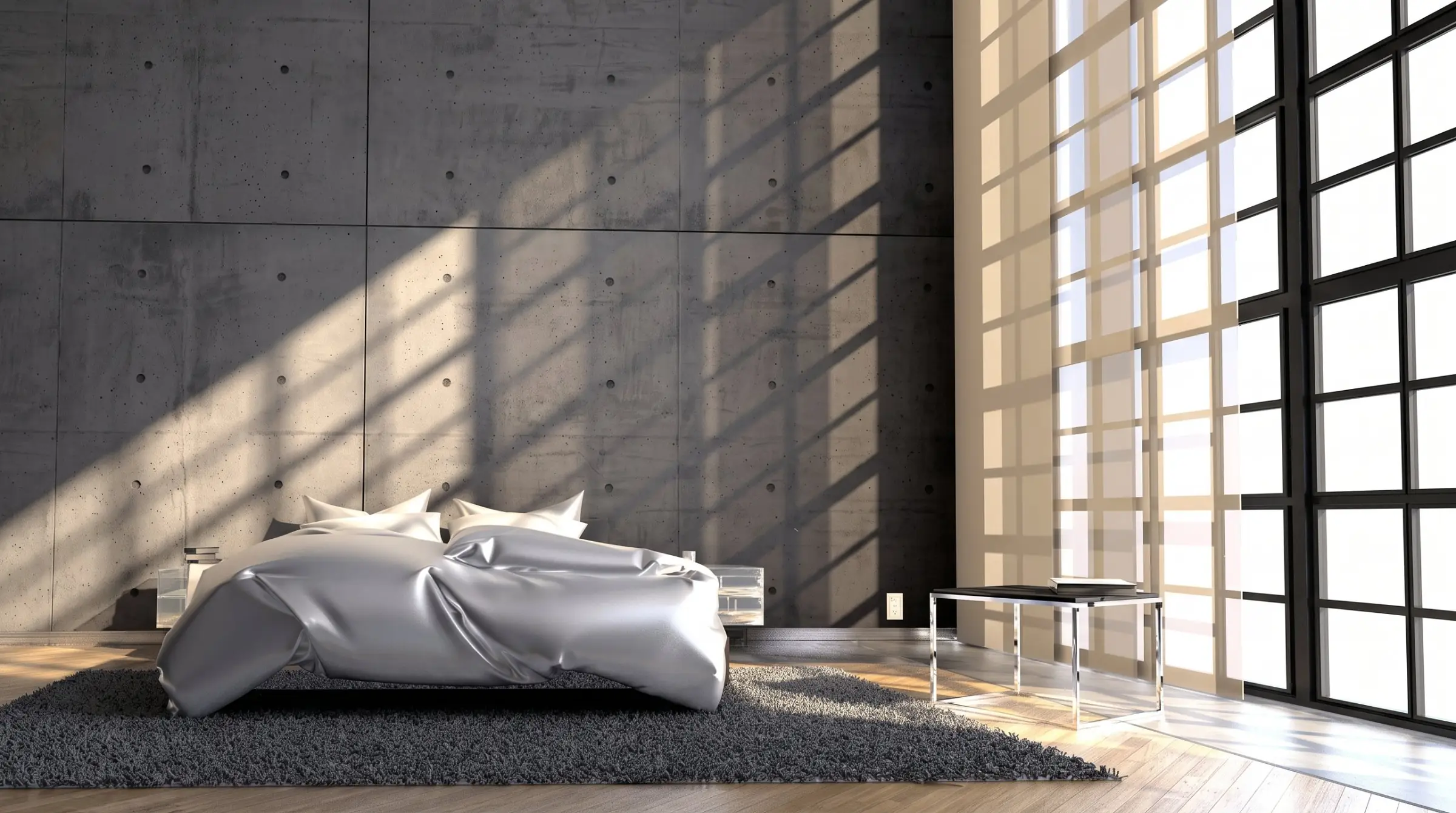 Parois vitrées de style atelier dans un loft